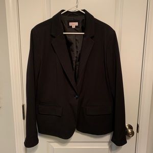 Merona black women’s blazer, size 18